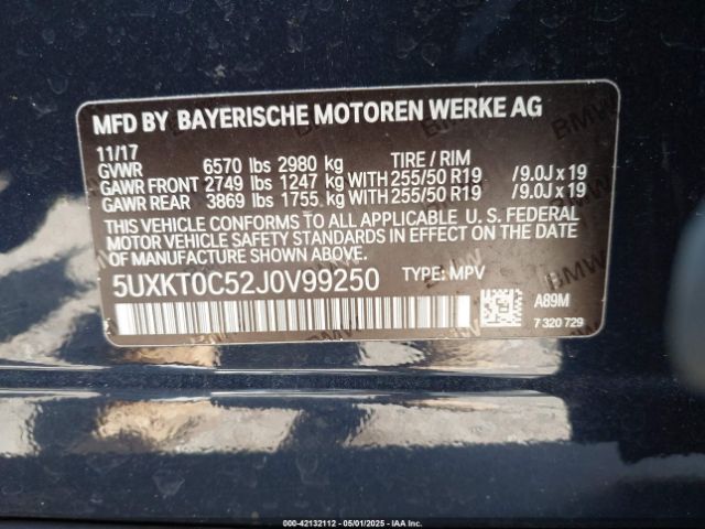 2018 BMW X5 EDRIVE 5UXKT0C52J0V99250 Photo 8