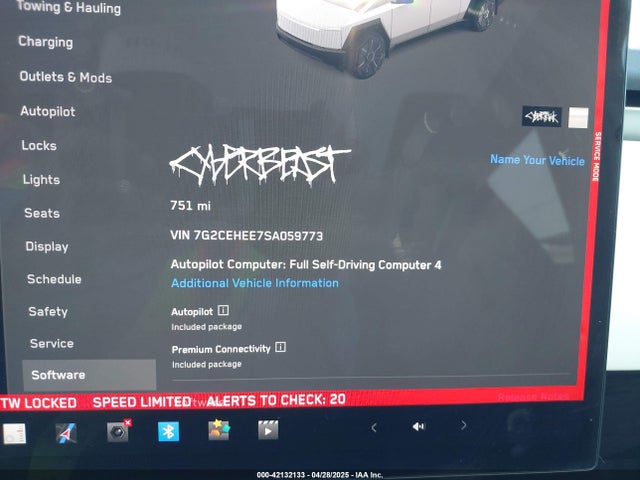 2025 TESLA CYBERTRUCK 7G2CEHEE7SA059773 Photo 6