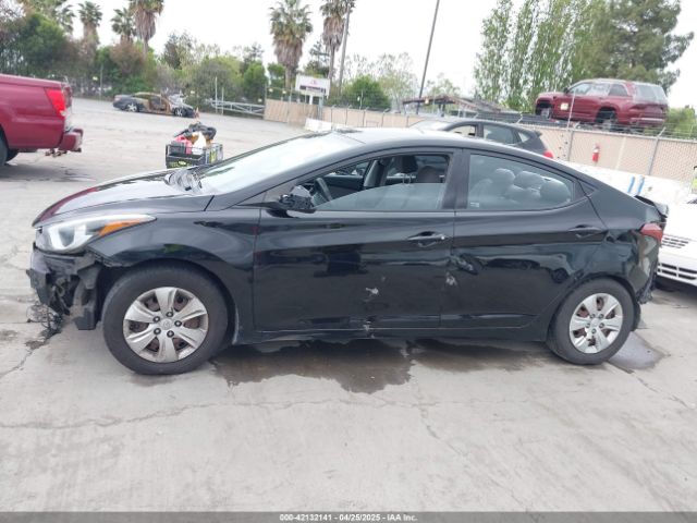 KMHDH4AE6GU490826 Hyundai ELANTRA SE