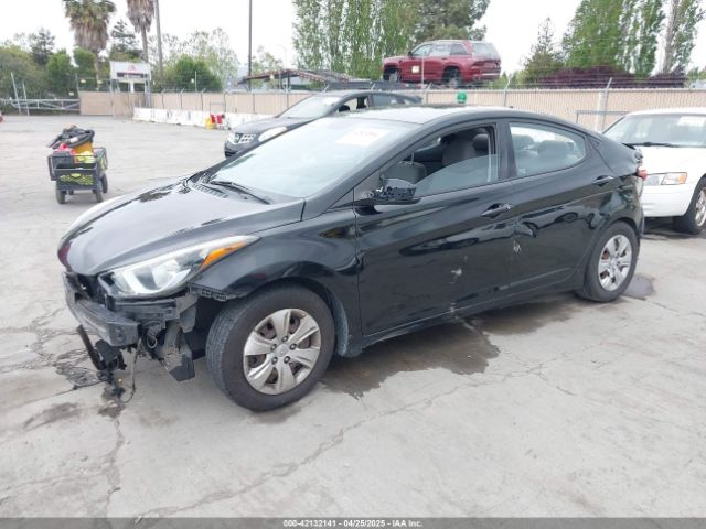 KMHDH4AE6GU490826 Hyundai ELANTRA SE