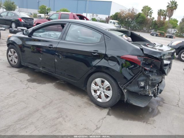 KMHDH4AE6GU490826 Hyundai ELANTRA SE