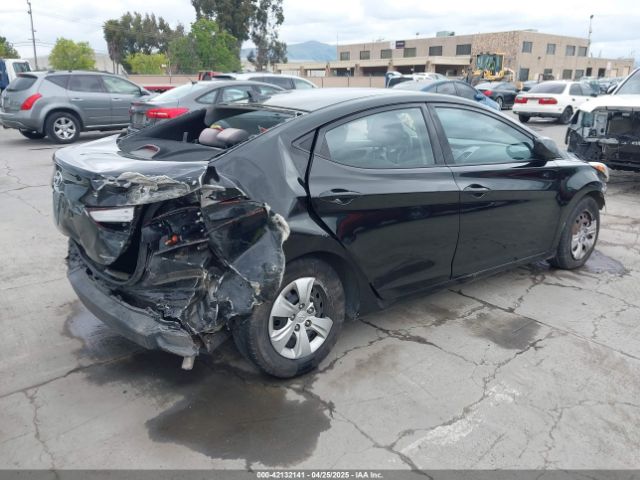 KMHDH4AE6GU490826 Hyundai ELANTRA SE