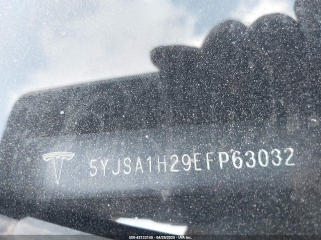 2014 TESLA MODEL S 5YJSA1H29EFP63032 Photo 8