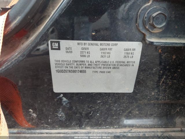 2009 CADILLAC STS 1G6DZ67A590174655 Photo 8