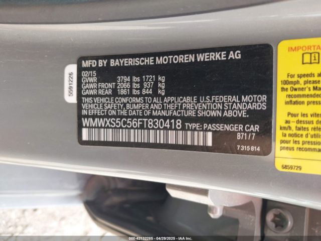 2015 MINI HARDTOP WMWXS5C56FT830418 Photo 8