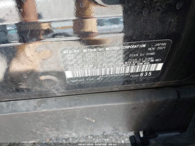 2022 MITSUBISHI OUTLANDER JA4J4UA83NZ048383 Photo 8