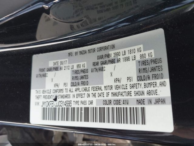 JM1DKFB73J0314686 Mazda Cx-3 Sport