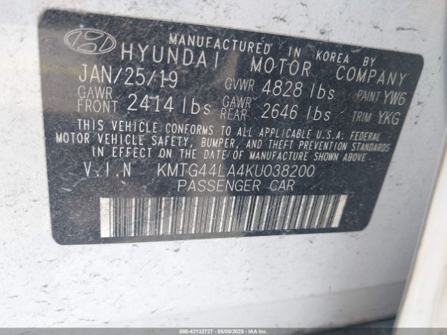 2019 GENESIS G70 KMTG44LA4KU038200 Photo 8