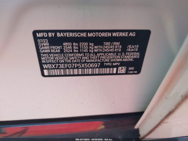 2023 BMW X1 WBX73EF07P5X50697 Photo 8