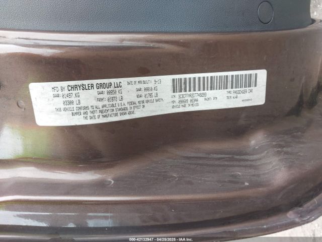 2013 FIAT 500 3C3CFFAR2DT749293 Photo 8