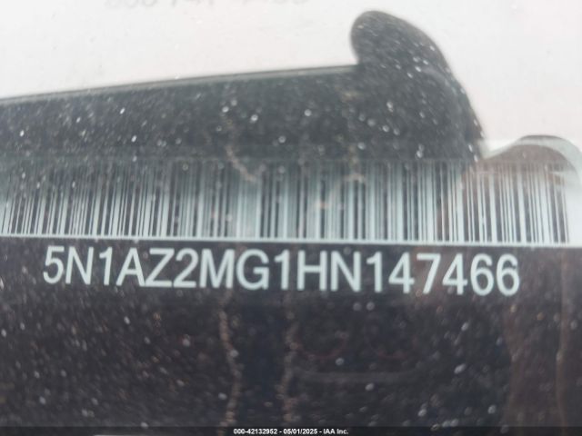 5N1AZ2MG1HN147466 Nissan MURANO SV