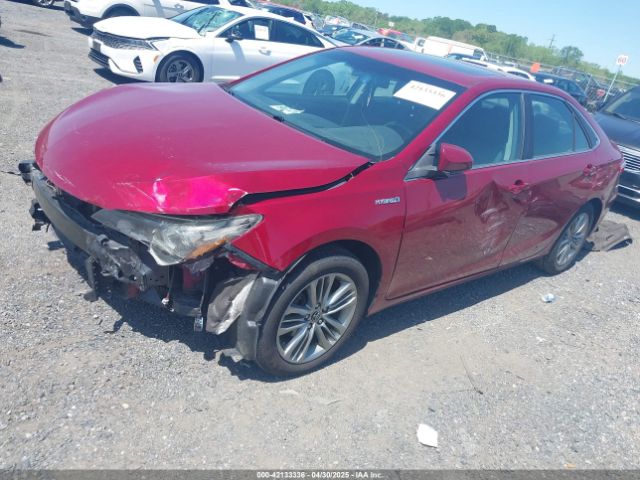 4T1BD1FK9FU163867 Toyota Camry Hybrid Se