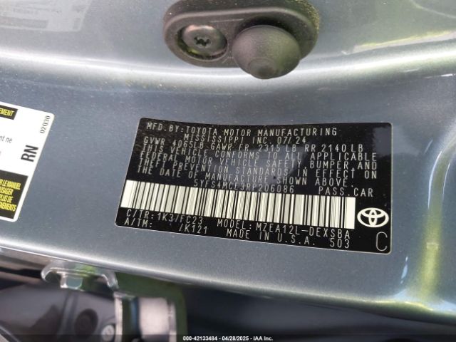 5YFS4MCE3RP206086 Toyota COROLLA SE