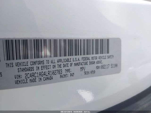 2020 CHRYSLER VOYAGER 2C4RC1AG4LR102783 Photo 8