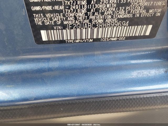 JF2GUABC3RH899694 Subaru Crosstrek