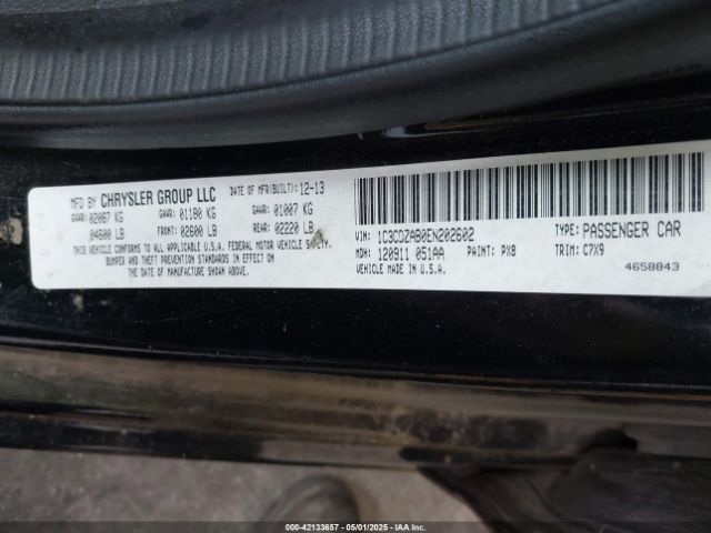1C3CDZAB0EN202602 Dodge AVENGER SE