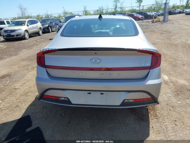 KMHL24JJ6PA060242 Hyundai Sonata Hybrid Blue
