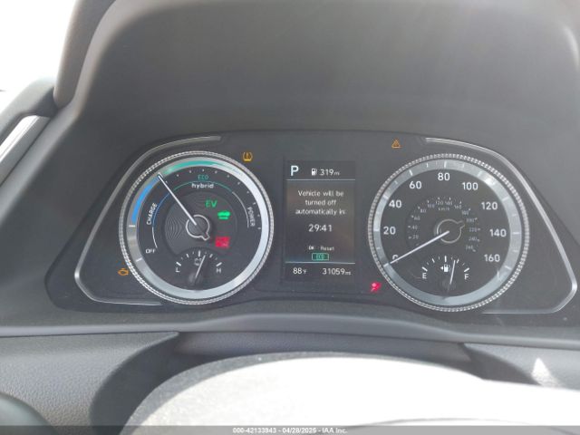 KMHL24JJ6PA060242 Hyundai Sonata Hybrid Blue