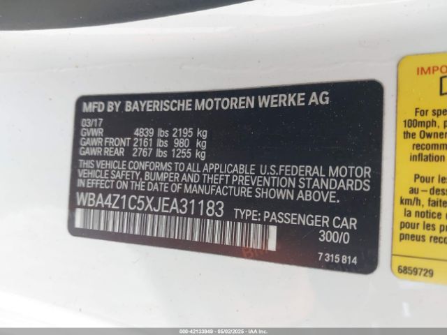 2018 BMW 430I WBA4Z1C5XJEA31183 Photo 8