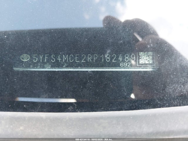 Aukcja sprzedaży 2024 Toyota Corolla Se, vin: 5YFS4MCE2RP182489, numer aukcji: 42134118