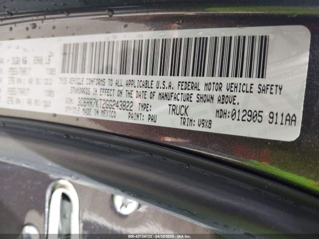 3C6RR7KT2GG243822 RAM 1500 Tradesman