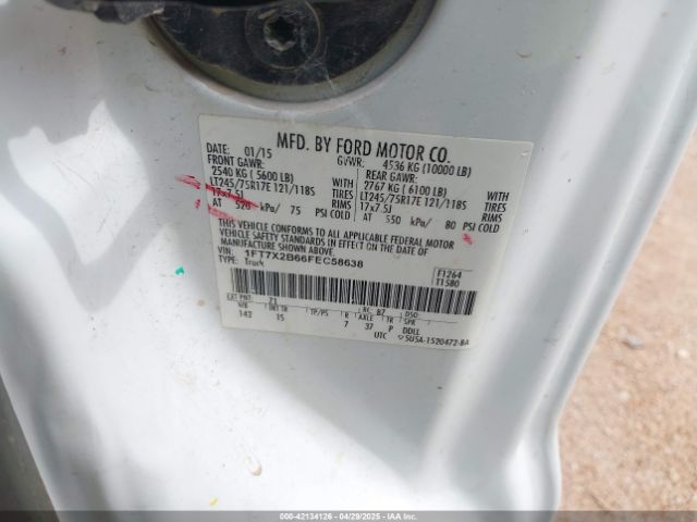 1FT7X2B66FEC58638 Ford F-250 Xl