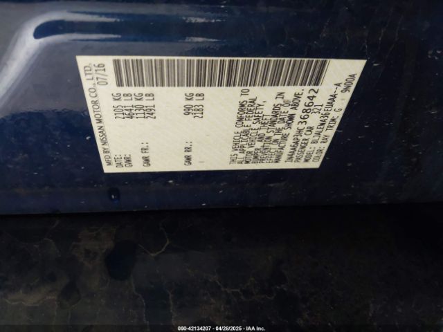2017 NISSAN MAXIMA 1N4AA6AP3HC368642 Photo 8