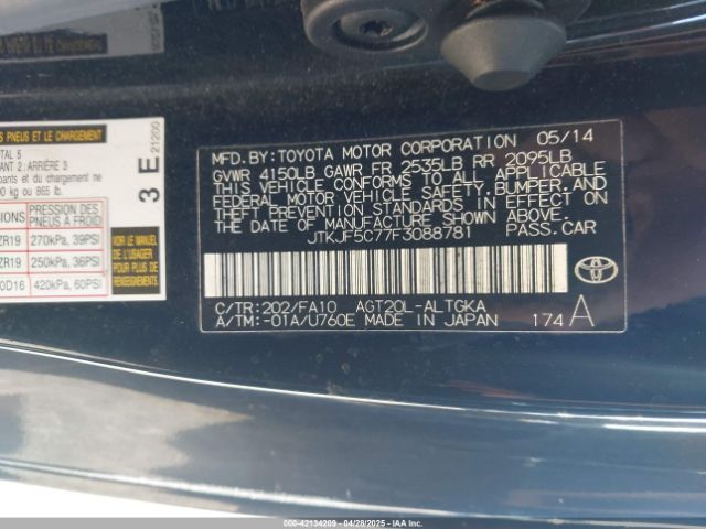 JTKJF5C77F3088781 Scion TC
