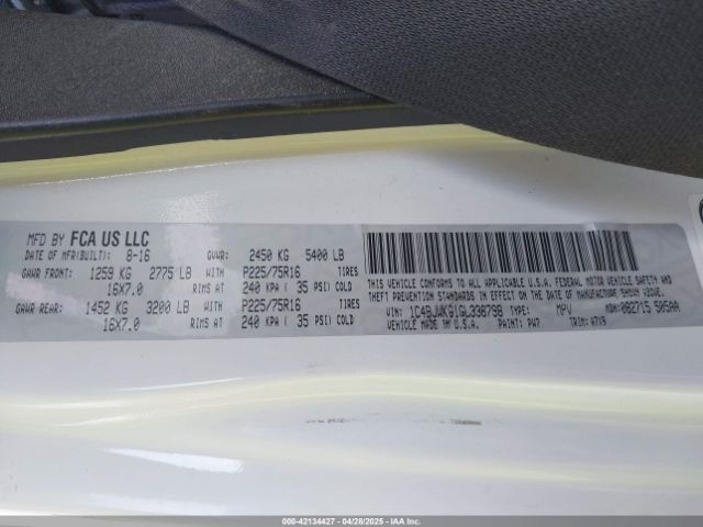 2016 JEEP WRANGLER UNLIMITED 1C4BJWKG1GL336798 Photo 8