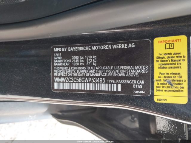 WMWZC3C58GWP53495 Mini Countryman Cooper S
