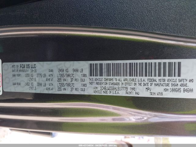 2017 JEEP WRANGLER UNLIMITED 1C4BJWDG6HL517779 Photo 8