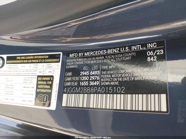 Mercedes-Benz ed 2023 4JGGM2BB8PA015102 Image 9