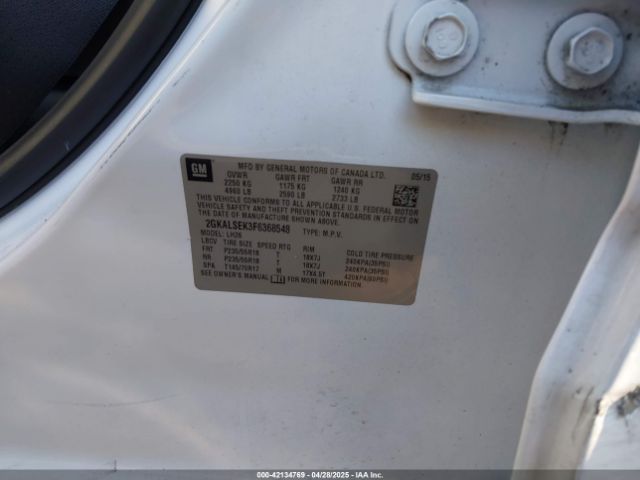 2GKALSEK3F6368548 GMC Terrain Slt-1