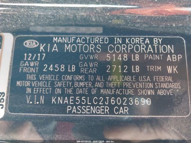 2018 KIA STINGER KNAE55LC2J6023690 Photo 8