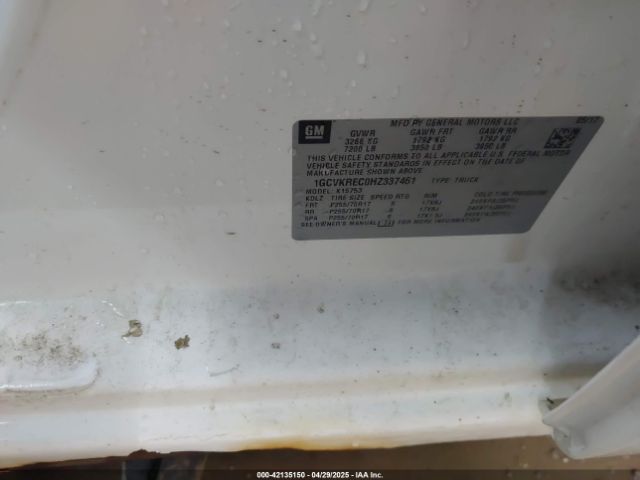 2017 CHEVROLET SILVERADO 1500 1GCVKREC0HZ337461 Photo 8