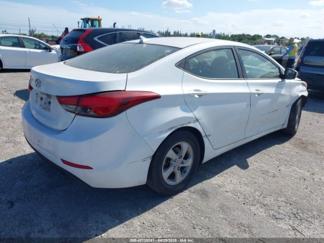 5NPDH4AE6FH599820 Hyundai ELANTRA SE