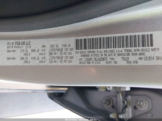 2020 RAM 1500 1C6SRFLT8LN229872 Photo 8