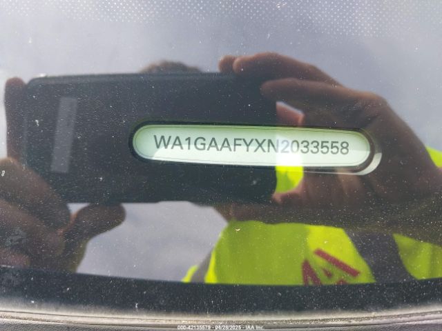 WA1GAAFYXN2033558 Audi Q5 Premium 45 Tfsi S Line Quattro S Tronic