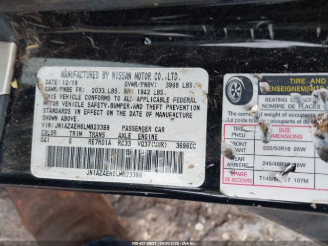 2020 NISSAN 370Z JN1AZ4EH6LM823399 Photo 8