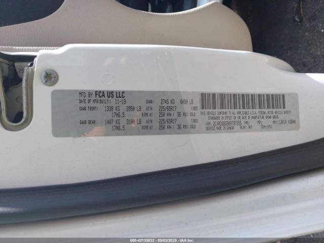 2C4RDGBG5KR797255 Dodge Grand Caravan Se