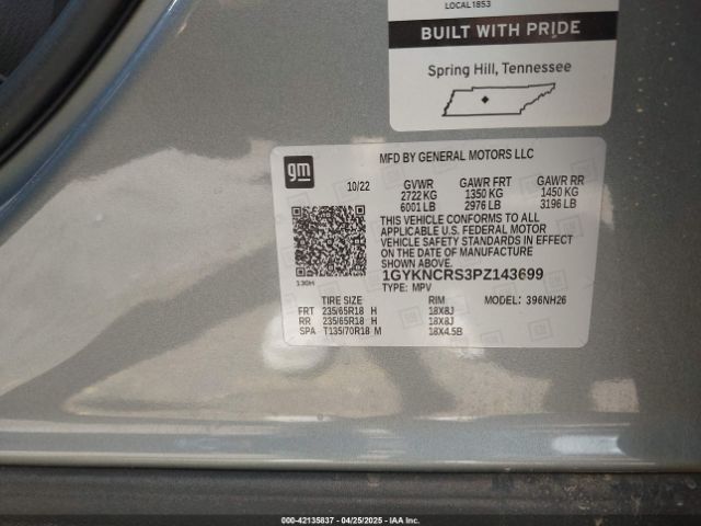 2023 CADILLAC XT5 1GYKNCRS3PZ143699 Photo 8