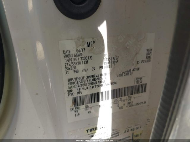 1FMJU1KTXHEA67804 Ford Expedition Limited