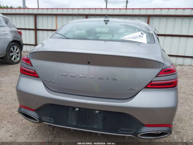 KMTG34SCXSU148223 Genesis G70 2.5t Awd