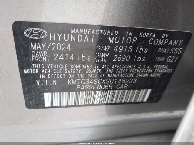 KMTG34SCXSU148223 Genesis G70 2.5t Awd