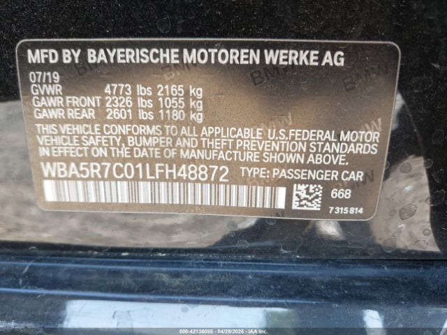 WBA5R7C01LFH48872 BMW 330i Xdrive
