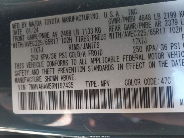7MMVABAM5RN192435 Mazda Cx-50 2.5 S Select