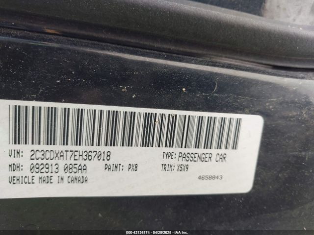 2C3CDXAT7EH367018 Dodge Charger Police