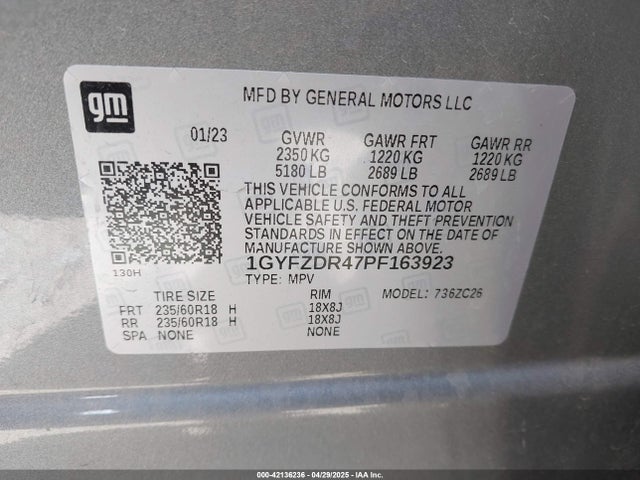 2023 CADILLAC XT4 1GYFZDR47PF163923 Photo 8