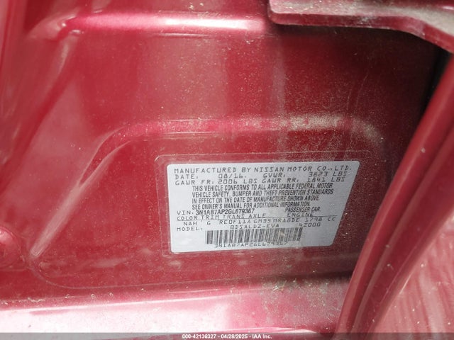 Nissan SENTRA SV 2016 3N1AB7AP2GL679367 Image 9