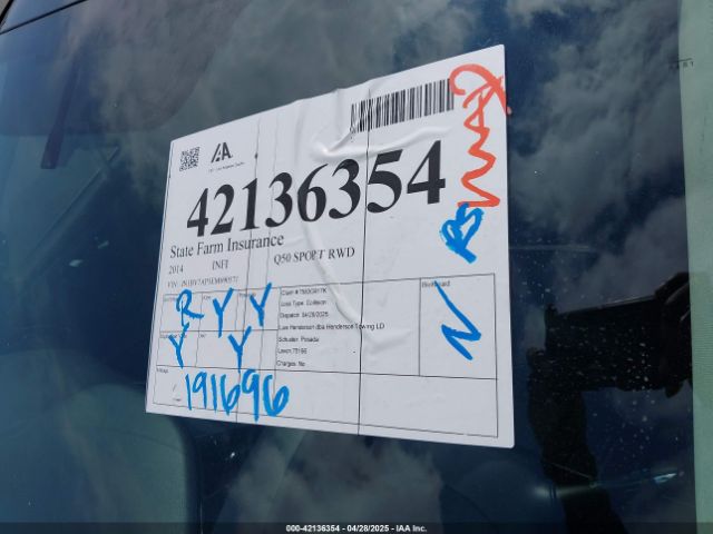 JN1BV7AP3EM690571 Infiniti Q50 SPORT